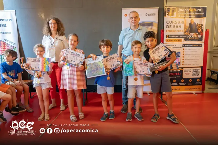 Copiii premiați la Cupa Atelierele Micul Artist